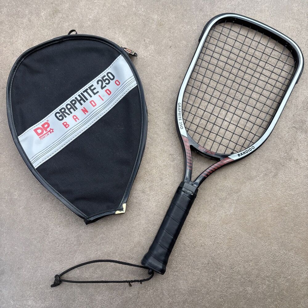 DP Leach Graphite 250 Bandido Fit 4 Life Racquetball Racquet w/Protective Cover